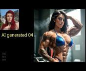 3D girl muscle growth