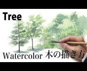 Watercolor Kanta Harusaki u0026 Yoko Harusaki