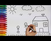 如何绘画和颜色孩子电视 - Chinese