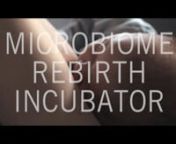 Le Microbiome Rebirth Incubator est une installation artistique de François-Joseph Lapointe et Marianne Cloutier qui permet de pallier le problème de l’ensemencement du microbiome vaginal pour les enfants nés par césarienne d’urgence. Dans un incubateur en verre sont cultivées des bactéries vaginales, ainsi que des échantillons de lait maternel essentiel à la croissance du nourrisson. Ce cocktail probiotique peut donc servir à ensemencer les enfants nés par césarienne, soit en y p
