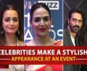 Esha Deol Made an appearance at an award show looking gorgeous in a red sari with golden embroidery. Arjun Rampal was also spotted at the red carpet in a black three-piece suit over a white tee. Dia Mirza was spotted in a golde sharara suit. Konkona Sen Sharma also made an appearance in a black sari. TikTok star Jannat Zubair, Kubbra Sait, Mandana Karimi and others also arrived for the event.