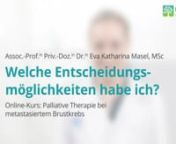 Assoc.-Prof.in Priv.-Doz.in Dr.in Eva Masel, Fachärztin für Innere Medizin, beantwortet im Video
