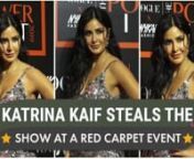 Katrina Kaif wore a bodycon blingy dress, and topped off her look with a pair of silver heels, open hair, while the makeup drew all of the attention to the eyes. Katrina&#39;s blingy dresses have indeed become a trend in themselves and we cannot even begin to deny that. Saree, or red carpet outfits, bling is her favourite, and thanks to her, it has become ours just as much.
