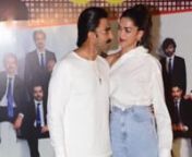 Power couple Deepika Padukone and Ranveer Singh twin in white as they attend &#39;83 wrap up party