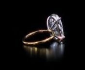 Whisper Thin Old Mine Solitaire Ring YG 360 from yg