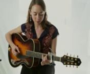 While in New York in the midst of a tour, Sarah Jarosz sat down with Fretboard Journal photographer John Peden to record the title track to her new album