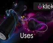 Klic-klic is the 3.0 sex toy that goes several steps beyond in the interactivity field. nnAlong with the typical features of a sexual stimulator, in both its male and female versions, KlicKlic takes the interaction to a new level with its complex sensors pad and engines linked to its connectivity system, which enables the user to transmit intimate sensations from a distance.nnTwo or more devices can be connected to each other through Bluetooth in the same session and transmit sensations from one