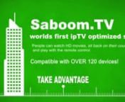Monetize your ipTV traffic with Saboom.TV from saboom