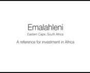 ISCM Foundation - Emalahleni - A reference for investment in Africa