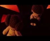 Recreación de escenas pertenecientes a la saga Star Wars (derechos pertenecientes a Lucafilm) cuyos protagonistas son muñecos hechos de lana (cortesía de Ana María Collado