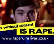 A video depicting the very controversial definition of rape. Many viewers will argue that what is portrayed in this video is not rape however in the eyes of the law and the victim it most certainly would be. The characters in the video are played by actors.