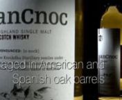 anCnoc single malt Scotch whisky - a modern tradition from cnoc