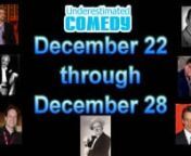 This Week in Comedy History Dec 22 - Dec 28nAnthony Jeselnik, Victor Borge, Diedrich Bader, W. C. Fields, Jack Benny, Oscar Levant, Seth Meyers.nTHANKS TOnPizza StreetnTLC GamesnMinecraftFail.netnFree Tap LLCnBranson of the North Theatern---------nNotes:nB: December 22nAnthony Jeselnik :born December 22, 1978nYou Might Not Know: After his performance on the Roast of Donald Trump, Jeselnik was offered a
