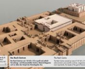 During the Seleucid Period (3rd - 2nd century BCE), Uruk (modern Warka/Iraq) was an important religious centre featuring large complexes of sacral architecture, such as the “Bit Resh”. The animation shows the Anu-Antum temple as the central complex of the Bit Resh.nThe video was made as a visual aid during the exhibition