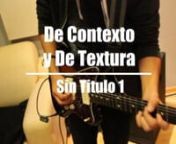 De Contexto y De Textura playing
