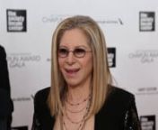 Honoree Barbra Streisand attends the Film Society of Lincoln Center&#39;s 40th Annual Chaplin Award Gala on Monday, April 22, 2013 in New York with husband James Brolin.Other guests including Amy Irving, Michael Douglas and Catherine Zeta Jones, Liza Minnelli, Blythe Danner, Pierce Brosnan, Tony Bennett, Jeremy Irons, Donna Karan, Ann Hampton Callaway, George Segal interviewed on the red carpet by Mark Stefanik.