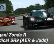 http://game.raceroom.com/nnMonza, the Pagani Zonda R along with two versions of the Radical SR9 ( AER/JUDD) have been added to RaceRoom Racing Experience.