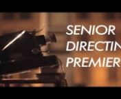 Trailer for Senior Directing Premiere 2013nnFree Admission, Free Food! nnFriday, June 7, 7pm Ryan AuditoriumnnFeaturing the Films:nn7:00pm Block 1 - PGnnFortune, &#36;5 by Amanda ScherkernPortraiture by Judy SuhnCalled by Spenser GabinnDoggy Bag by Lawrence Dainn~8:15pm Block 2 - MaturennTrick by Adam ContenEaster Sunday by Joey CapuananSo, Now I&#39;m a Zombie by Alison HonTandem by Catherine Merlonn~9:30pm Block 3 - MaturennHigh All Day by Brandon DaleynGod of Spam by Ted PacultnReal Nice Kid by Alec