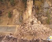 A large rock slide came down Feb. 18, blocking South Lakeshore Road (near the Monument) along the South Shore of Lake Chelan.nnThe Chelan School District bus driver who services the 25 mile bus route reported the slide this morning. As a result the bus had to backtrack and take the Navarre Coulee Rd, causing the bus to be about 30 minutes late picking up kids on South Shore. The Washington State Department of Transportation (WSDOT) officials assessed the slide and shut down the road because of s