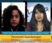 GUEST: Thenmozhi Soundararajan, a Dalit-American transmedia artist and activist, and co-founder of the international women’s media technology collective, Third World MajoritynnBACKGROUND: The world&#39;s largest democracy, India, is embroiled in a new political battle, this time over cows. Hindus, particularly upper-caste Hindus, consider cows too sacred to eat. However, lower caste Hindus, also known as Dalits, as well as Indian Christians and Muslims, have consumed beef as part of their diet for