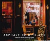 (Update as of 12/31/2020: currently in development and being considered for an installation show at a few museums...) Asphalt Spirits NYC: A Journey into Remembrance &amp; Awakening is a photographic series that chronicles my journey as a young black photographer and filmmaker from Brooklyn, traversing the city&#39;s avenues and neighborhoods to record the outer lives and inner worlds of New Yorkers. At the intersection of race, class, gender, and identity, my images explore the beauty, mystery, and