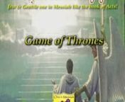 532 Game of thronesnnAMOS 3:6-7nnSYNOPSIS: This message brings the scriptures to life in a modern day way. Did you know that Yehovah does nothing in secret? He will use even a TV show to get the message out. But the message needs to be understood with ears that can hear and eyes that can see. Did you know we know 11 of the people already on their thrones in heaven? Life is not a game of thrones and it should not be a mockery of His Kingdom, but is has become that way for many.nnSECTION 1: HE GAV