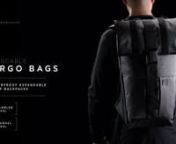 The Mission Workshop expandable cargo backpacks feature a water-resistant main compartment which can be used in either