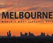 Melbourne - World’s Most Liveable CitynnAfter being nominated as the world’s most liveable city for the fourth year in a row, I thought what better subject to showcase in my new time-lapse short film than Melbourne itself. nnFor the past five months I have been exploring the city once a week (when the weather was co-operating) to capture all these scenes. I wanted to present the parts of Melbourne that stood out to me and bring life to the images using time-lapse photography. nnWell over 20,
