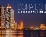 DOHA LIGHTS, es un timelapse corto de la ciudad de Doha, Qatar, en el Golfo Pérsico. Para todos es referencia, como ciudad espectacular, Dubai. Pero Doha, siendo más pequeña evidentemente, tiene un agradable paseo marítimo y al atardecer, la ciudad se convierte en un espectáculo de luz difícil de resistir para un fotógrafo.nYo no he ido a Doha expresamente para fotografiarla, sino que aproveché los huecos libres que me dejaba mi trabajo para hacerlo y DOHA LIGHTS es el resultado. nnEquip