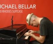 Michael Bellar stopped by the Vintage Vibe studio to lay down a couple tunes on a beautiful 1980 Rhodes Suitcase piano with all new pickups and tines!nVisit our Official websitenvintagevibe.comnCheck out Michaels musicnmichaelbellar.com