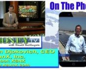 On MoneyTV with Donald Baillargeon, the CEO of XSNX talks about sales and marketing.