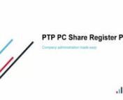 The PTP PC Share Register Plus is a combined register of your company statutory records including the formation of new companies.