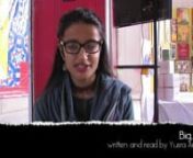 In the video above, Yusra Amjad reads out her winning entry, &#39;Big, Little&#39;. The short story follows the story of a young relationship and a young woman&#39;s perspective on it, turning the tables on the &#39;traditional&#39; perspectives by interjecting a strong female narrator into the proceedings, awakening to her sexuality and her needs, which are often at odds with her partner&#39;s. Written by a fresh voice with confidence about a subject - unmarried relations - not typically seen in Pakistan, Yusra&#39;s work