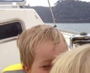Max and his younger brother do some serious head-butt-bonding at Pittwater, north of Sydney :)