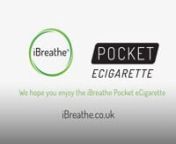 The iBreathe Pocket redefines the entry-level e-cigarette category. All of iBreathe&#39;s safety features come as standard, and they&#39;ve been housed in a uniform body that doesn&#39;t require a separate tank. For more info just visit : https://www.ibreathe.co.uk/electronic-cigarette-kits/starter-kitsnSource : https://www.youtube.com/watch?v=wopO2MQdG90