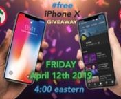 You read that right! MyRadar is giving away a brand spanking new iPhone X! And you can own it, just by subscribing to our MyRadar YouTube channel! You read that right too! Head over to our MyRadar YouTube channel (go ahead, I&#39;ll wait) and click