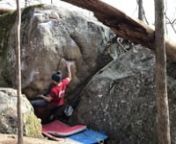 Stout v7 right at the entrance of Apartment boulders.