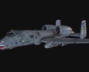 The A-10 Thunderbolt II is a single-seat, twin turbofan engine, straight wing jet. It is commonly referred to by the nicknames