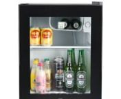 LVNI 46L mini fridge compact countertop design makes this unit great for use in applications like markets, delis, and restaurants where it can be kept in plain sight to house takeout beverages or give customers a chance to see all of the delicious sides and drinks you offer with your meals!