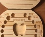 Baby Tooth Box-keep your kid&#39;s teeth safely in this unique eco-friendly wooden boxnCajita de dientes - para que el Ratoncito Pérez pueda guardar todos los dientes de tu peque en una bonita caja de madera ecológica