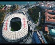 Beşiktaşlılık herkese nasip olmaz.nnDerbi maçı LİG TV Çekimlerinde Flyline ekibi dostlarımıza misafir olarak ,günün anısı olarak çektiğimiz Beşiktaş Vodafone Arena Stadı
