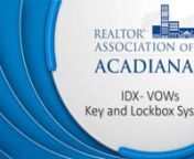 RAoA MLS - IDX - VOWS - Lockbox from raoa