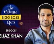 With Bigg Boss 14 starting off last weekend, we decided to flag off our new segment - The Ultimate BB Quiz - where ex-contestants and current contestants are put through a series of questions testing their Bigg Boss knowledge. For the first episode, we have this year&#39;s contestant Eijaz Khan taking the quiz. Can you guess how much he scored?