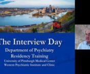 P - UPMC WPH Residency Recruitment - The Interview Day from wph