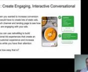 In this video, I’m going to walk through how a &#36;1B Retailer Achieved an 18% Conversion Rate in less than 30 Days using nativeMsg Conversational Ads.nnYou might be asking yourself what a Conversational Ad is and you are not alone because Conversational Ads never existed before.nnA Conversational Ad is a new type of ad creative that has a conversational interface integrated into the ad. This allows your audience to interact and engage with your ad unlike current ad creative that is static, has s