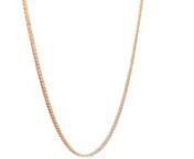 9CT-Rose-GOLD-17mm-CURB-CHAIN-NECKLACE-RG-VIDEO from 9ct