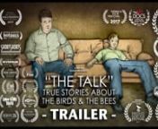 (CANADA / 2016 / 8:50 / Animation / Directed by Alain Delannoy)nnThere are things in life you never forget. One of them, like it or not, is “The Talk”.nIn this film, several adults share memories of the time when their parents first tried to explain sex to them.Using real-life recordings of these recollections and a mix of animation techniques, these stories vividly come to life--showing us that it is truly one of life’s strangest and most awkward occurrences.nnDistribution &amp; Sales:n