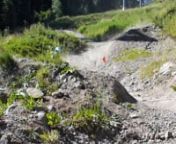 This video is about sunpeaks bike park yuho kim