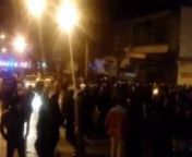اصفهان، امشب، تظاهرات گسترده و درگیری، ۱۳ دیماه ۹۶