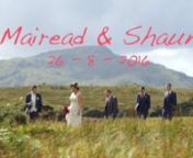 Highlights from Mairead and Shaun Gillespie wedding at St. Mary&#39;s Church Clonmany with reception at the Ballyliffin Hotel, Co Donegal.